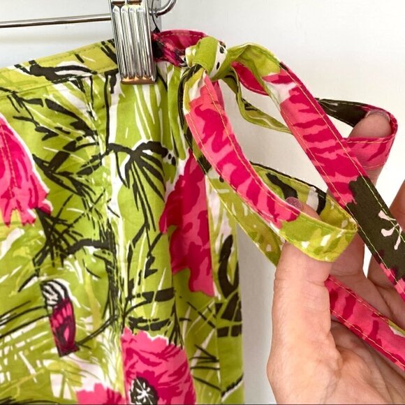 Talbots cotton pleated full skirt in a floral print, cotton - Picture 5 of 10